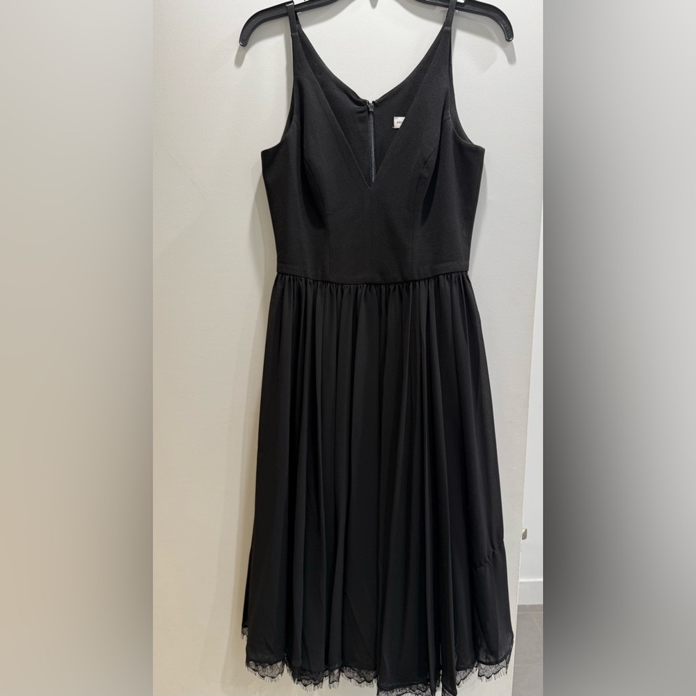Dress the Population - Alicia Mixed Media Midi Dress